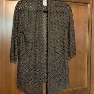 Cover Up 3/4” Sleeve Lightweight Lace